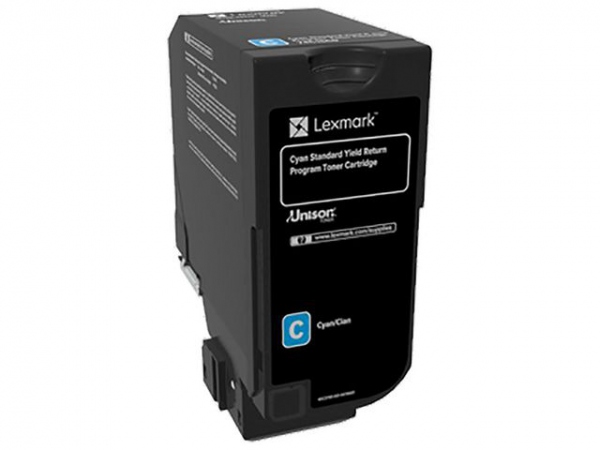 Toner Lexmark 74C2Sce Corp 7K Cyan