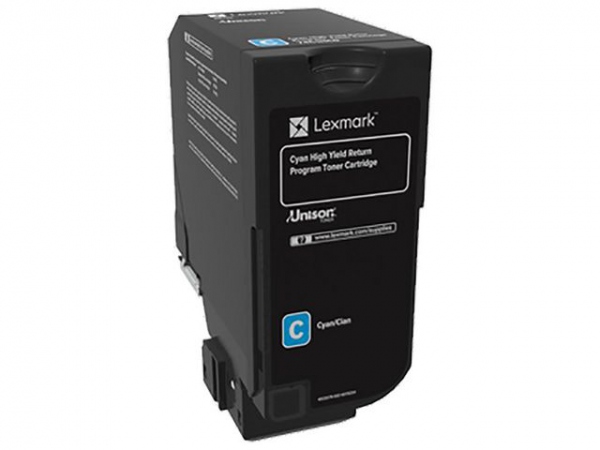 Toner Lexmark 74C2Hce Corp 12K Cyan