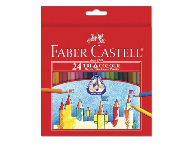 BildeFargeblyant Faber-Castell Tri Color (24 stk)