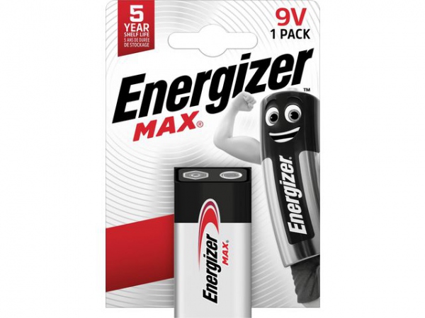 Batteri Energizer Alk Max 9V