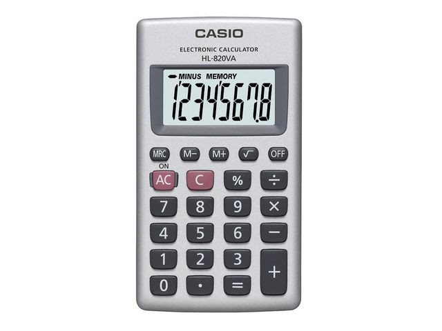 BildeLommekalkulator Casio Hl-820Va