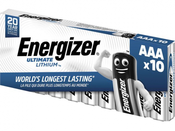 Batteri Energizer U.lithium Aaa/L92 (10 stk)