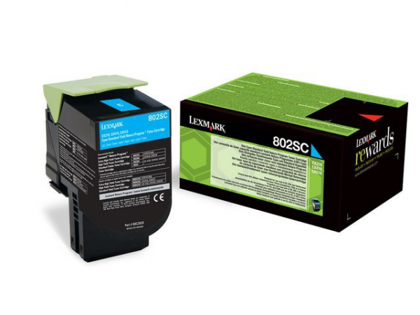 Toner Lexmark Cx310Dn 80C2Sce Blå