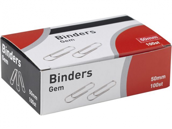 Binders 50mm (100 stk)