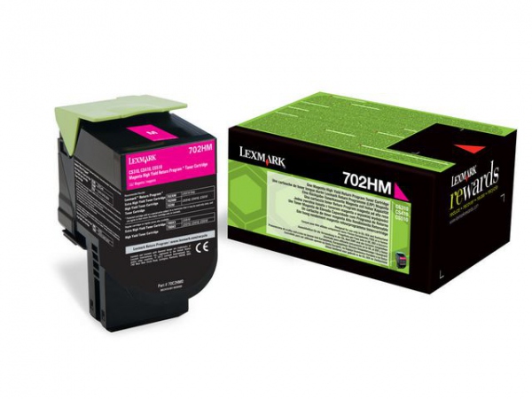 Toner Lexmark 70C2Hm0 Rød