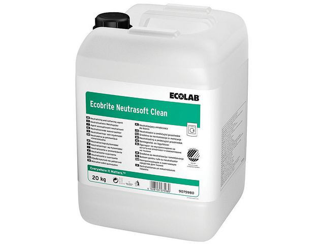 BildeTøymykner Ecolab Ecobrite Neutras.20Kg