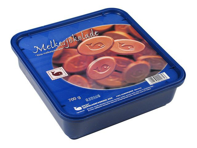 BildeSjokolade Hval Melkesjokolade 700G