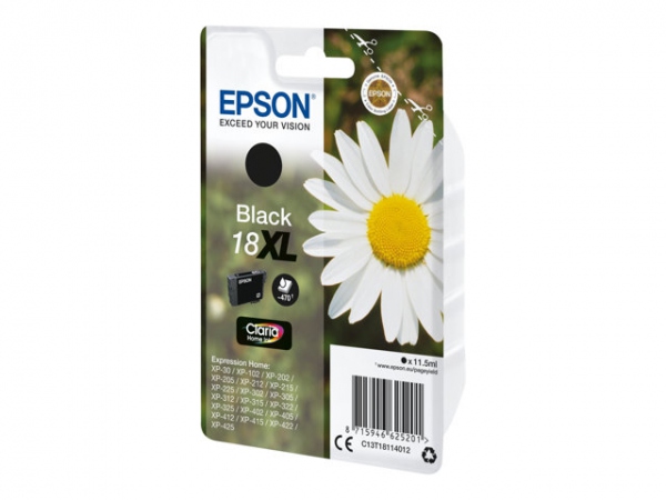 EPSON Ink C13T18114012 18XL Black Daisy