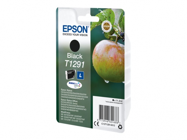 Blekk Epson T1291 C13T12914022 Sort