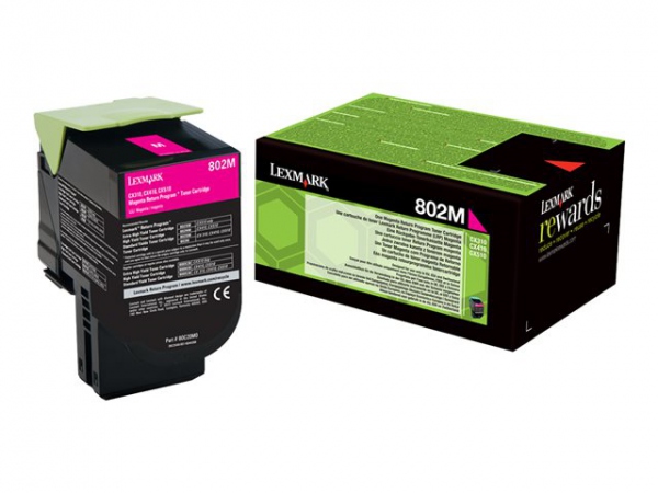 Toner Lexmark 80C20M0 Return Magenta