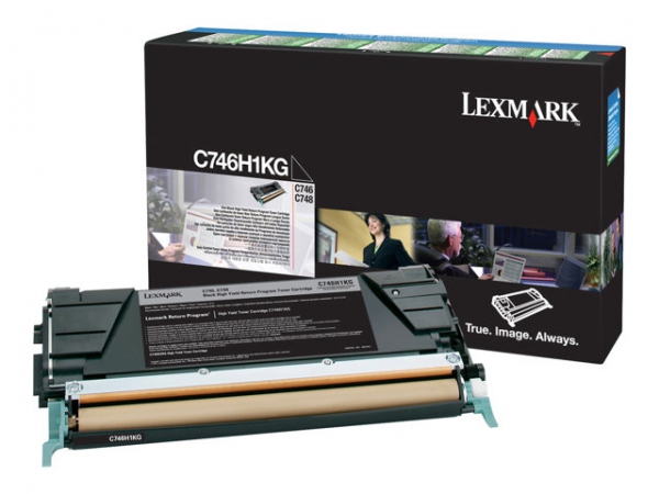 Toner Lexmark C746H1Kg 12K Sort