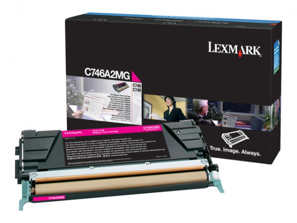 Toner Lexmark C746A1Mg 7K Rød