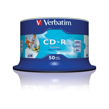 Cd-R Verbatim 700Mb 52X Spindel (50 stk)