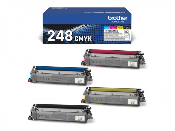 TN248VAL Value-pack CMYK, 1K each toner