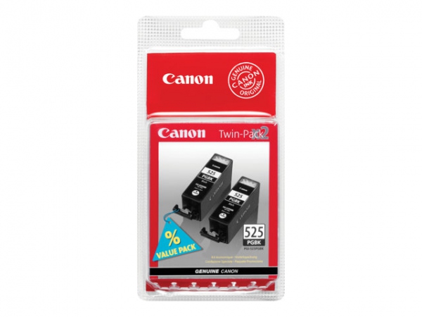 Blekk Canon Pgi-525Pgbk Sort (2 stk)