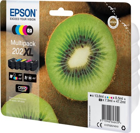 EPSON 202XL Mpack Ink (PBK,BK..)