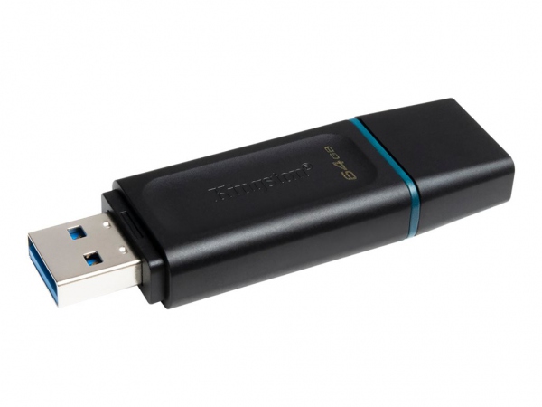 KINGSTON 64GB USB3.2 Gen 1 DT Bk+Teal