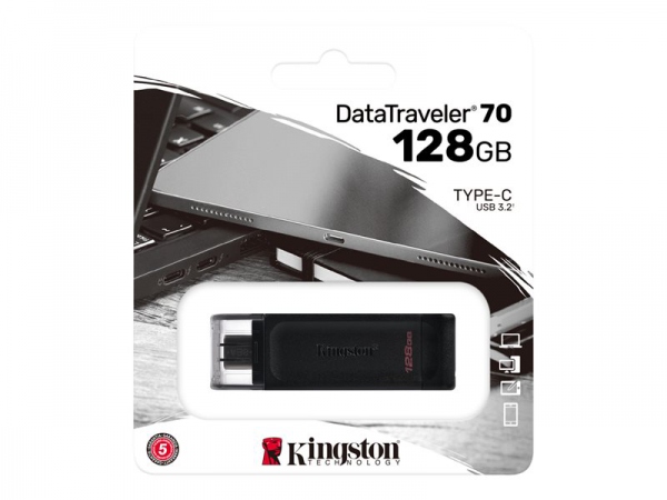 KINGSTON 128GB USB-C 3.2 Gen 1 DT 70