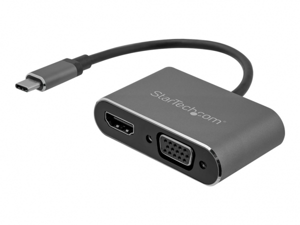 STARTECH USB-C to VGA HDMI Adapter 2in1