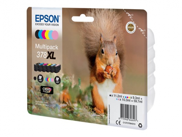 EPSON Multipack 6-farbig 378XL Squirrel