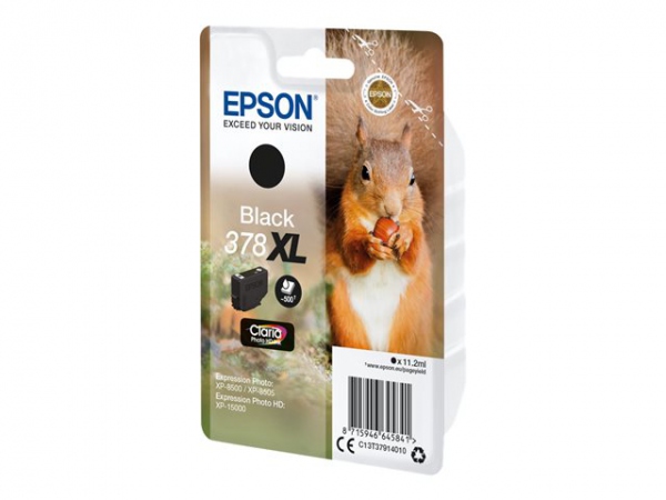 EPSON Singlepack Black 378XL Squirrelhe