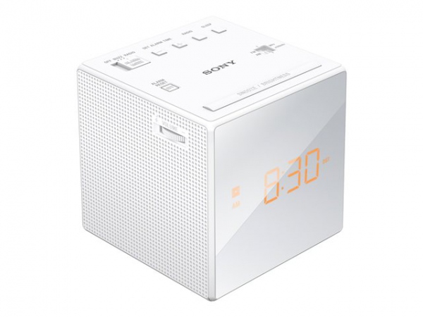 SONY ICFC1W clock radio white