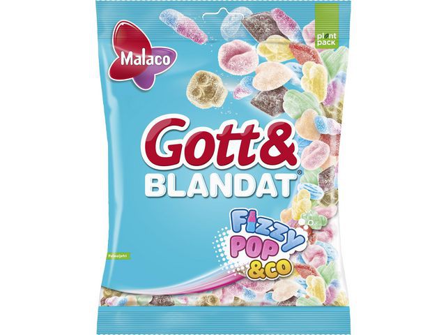 BildeGodt Og Blandet Malaco Fizzy Pop 550G