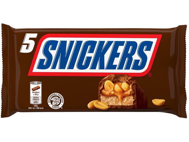 BildeSjokolade Snickers 50G (5 stk)