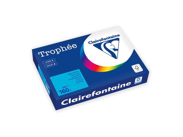 BildeKopipapir Trophee A4 160G Aquablå (250 ark)