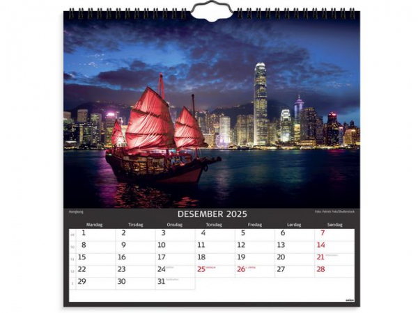 Billedkalender Grieg 2025 Skylines