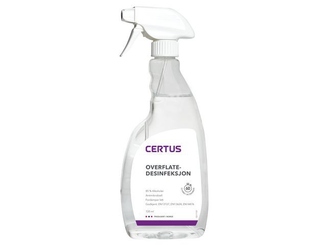 BildeOverflatedesinfeksjon Certus Spray0,72L