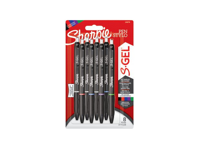 BildeGeleroller Sharpie S-Gel 0,7 Ass (8 stk)