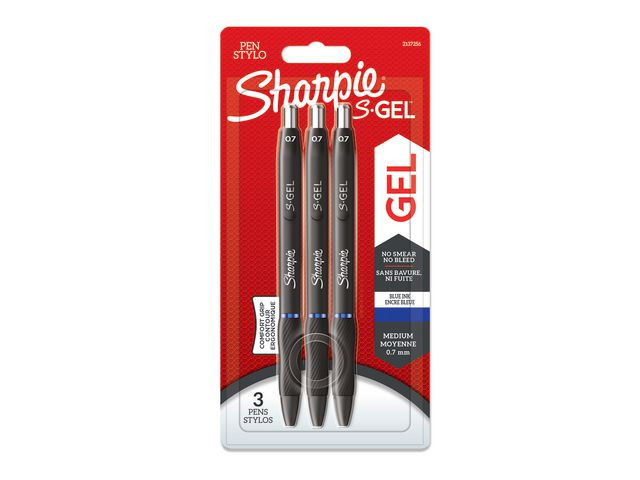 BildeGeleroller Sharpie S-Gel 0,7 Blå (3 stk)