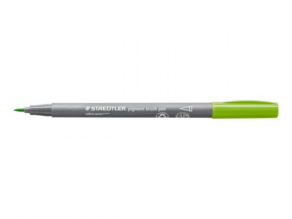 Fiberpenn Staedtler Brush Løvgrønn