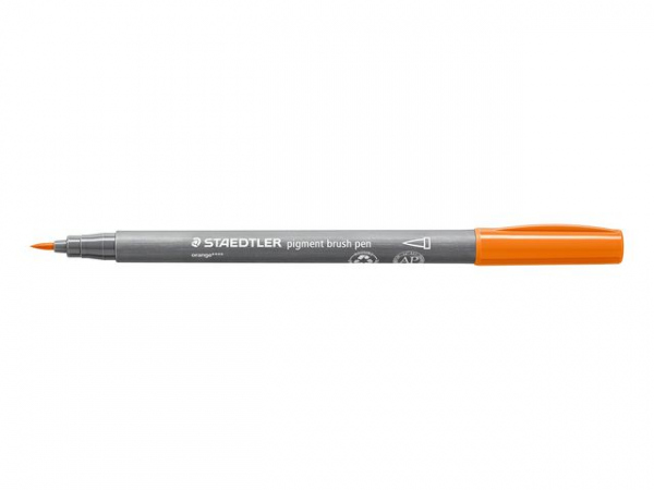 Fiberpenn Staedtler Brush Orange