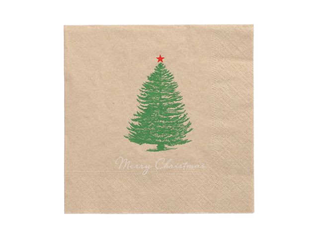 BildeServiett Papstar Juletre 33X33 Cm (20 stk)