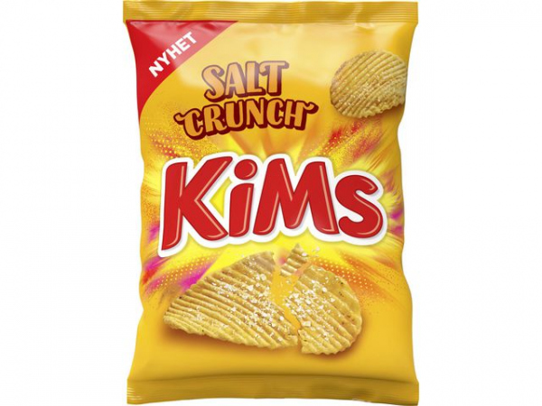 Potetgull Kims Salt Crunch 200G (18 poser)