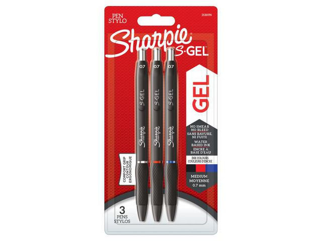 BildeGeleroller Sharpie 0,7Mm Ass Farger (3 stk)