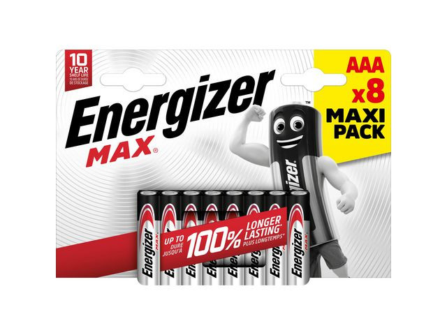 BildeBatteri Energizer Alk Max Aaa/Lr03 (8 stk)