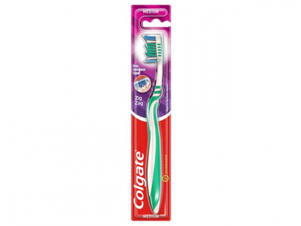 Tannbørste Colgate Zig Zag Medium (12 stk)