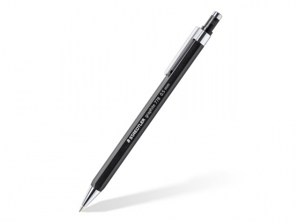 Trykkblyant Staedtler 0,5Mm Sort (10 stk)