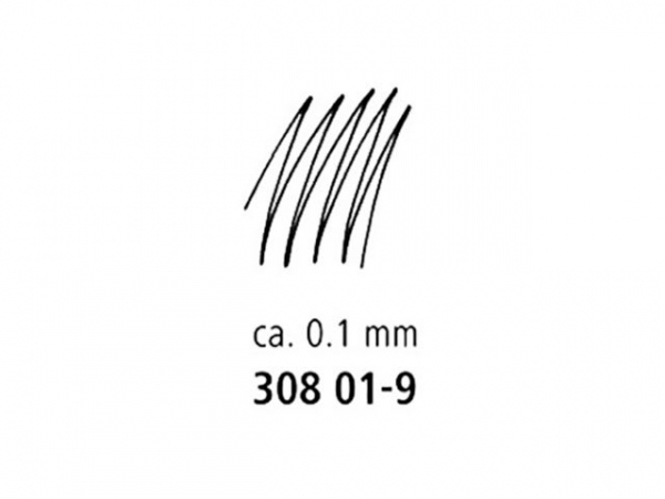 Fiberpenn Staedtler 0,1Mm Sort (10 stk)