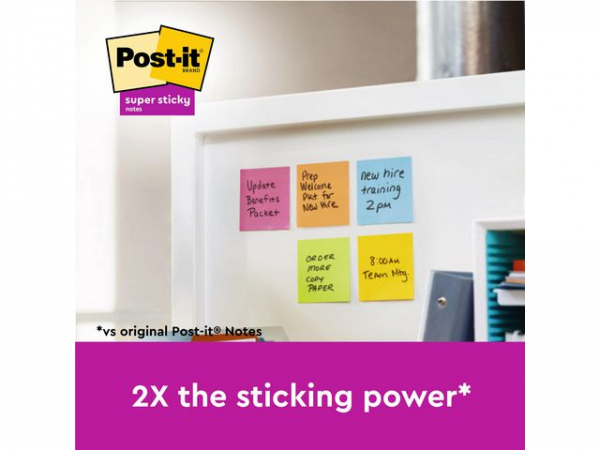 Notatblokk Post-It Resirk 102X152Linj Cy (12 pakker)