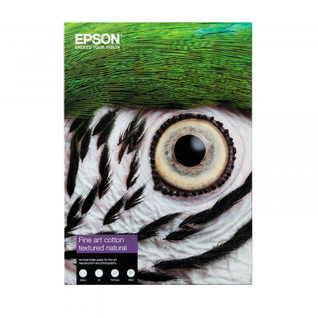 EPSON Fine Art Cotton Textured Natural A2 25 Sh