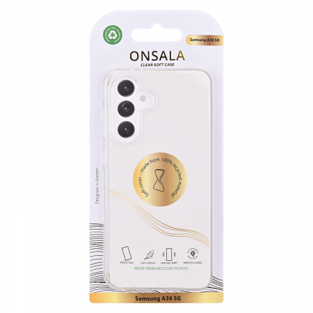 ONSALA Recycled Clear Case TPU Samsung A36 5G