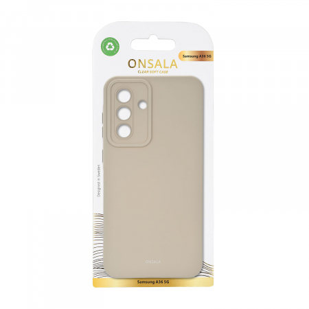 ONSALA Back Silicone Touch Recycled Samsung A36 5G Concrete