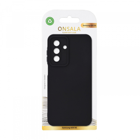 ONSALA Back Silicone Touch Recycled Samsung A26 5G Black