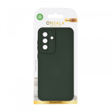 ONSALA Back Silicone Touch Recycled Samsung A56 5G Olive Green