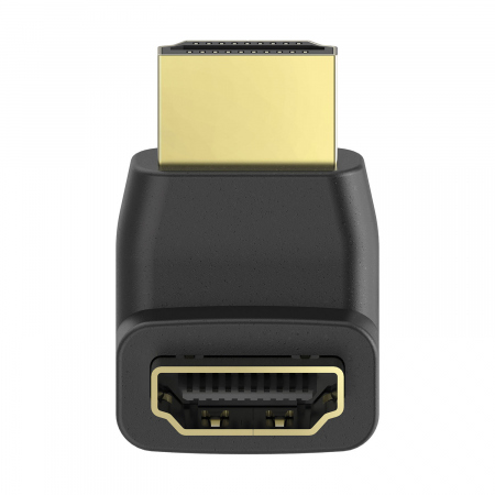 HAMA Adapter HDMI 90 Degree Gold Black