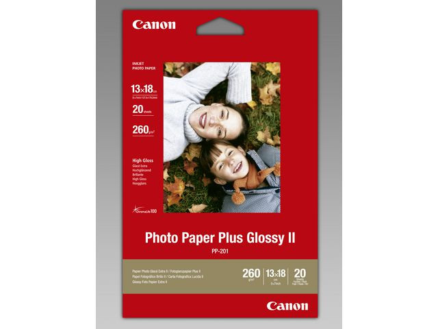 BildeFotopapir Canon Pp-201 Ii Gl 13X18 (20 ark)